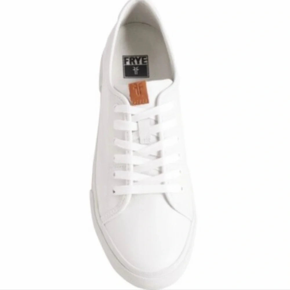 Frye Men's White Leather Sneakers